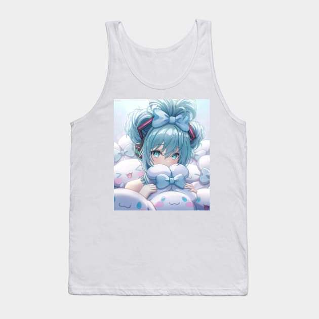 cinnamon roll miku Tank Top by SUONIKO